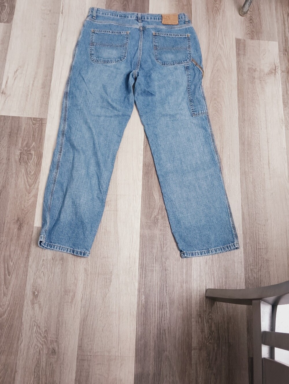 Classic Vintage Women's Polo Ralph Lauren Size 10/29 Light Blue Carpenter Jeans